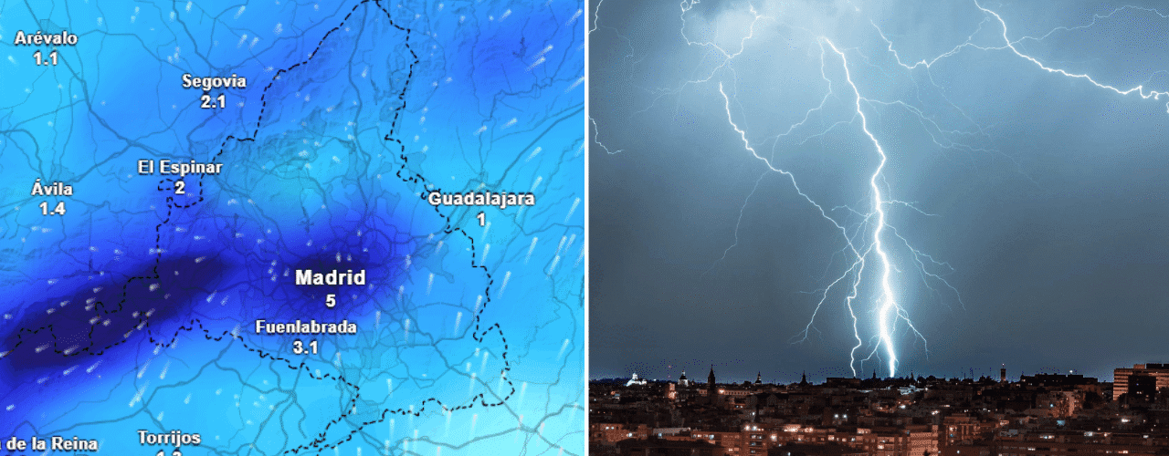 manana-las-lluvias-irrumpiran-en-madrid-con-mas-de-30-l/m2:-las-horas-de-mayor-intensidad
